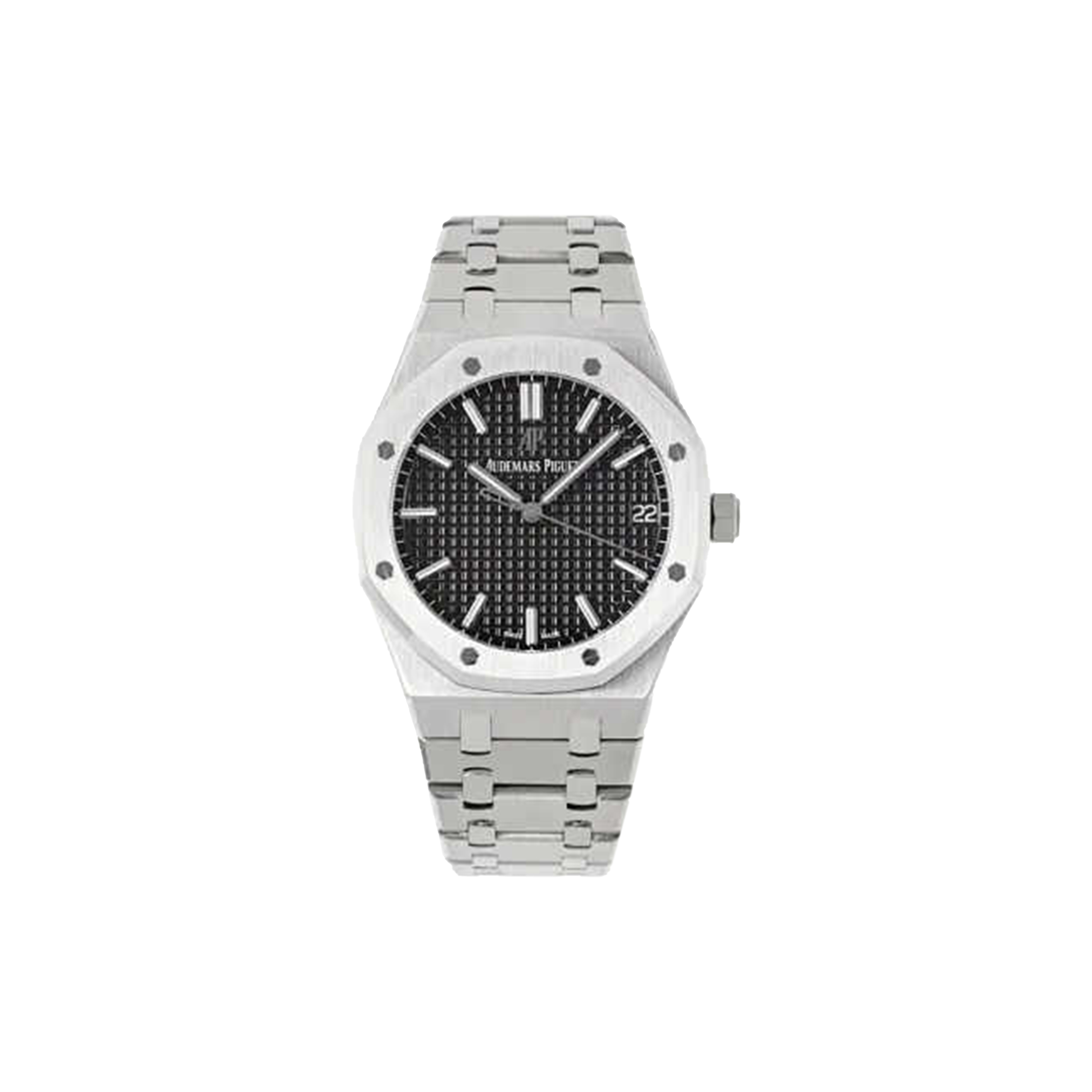 AUDEMARS PIGUET ROYAL OAK 41MM STEEL BLACK DIAL WATCH 15500ST.OO.1220ST.03